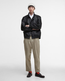 Blouson Transport Waxed Jacket Black