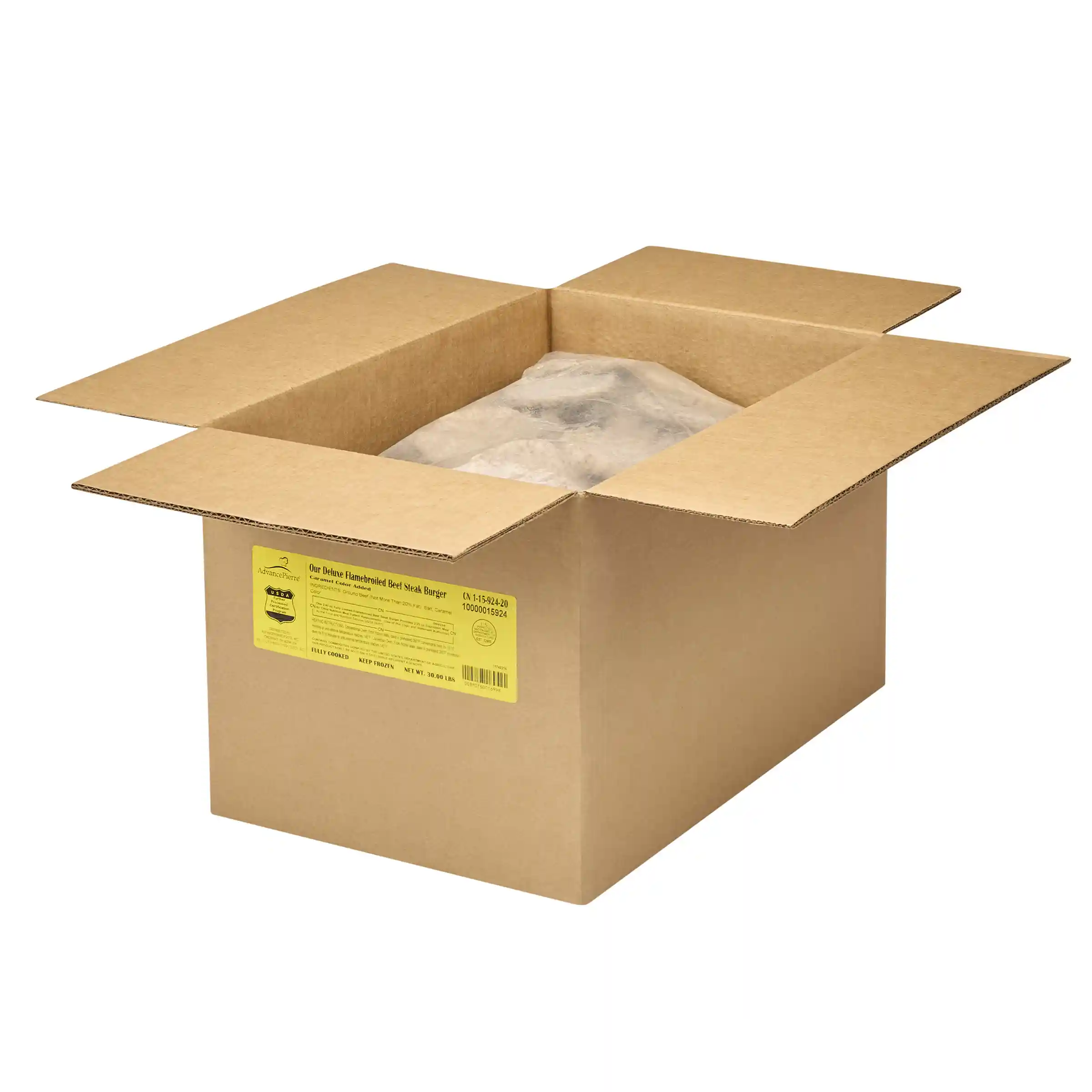 AdvancePierre™ Fully Cooked Flame Grilled Beef Steak Burger, 2.4 oz._image_4