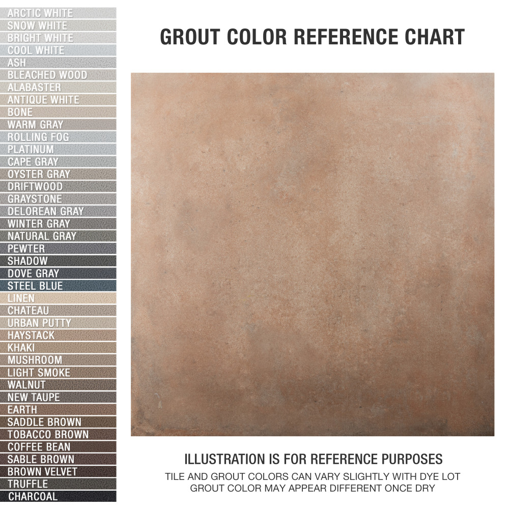 Argile Ferrara 17-5/8 in. x 17-5/8 in. Porcelain Floor and Wall Tile