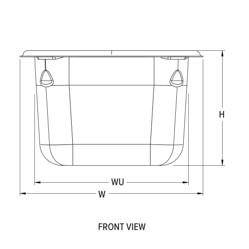 Engineering front view