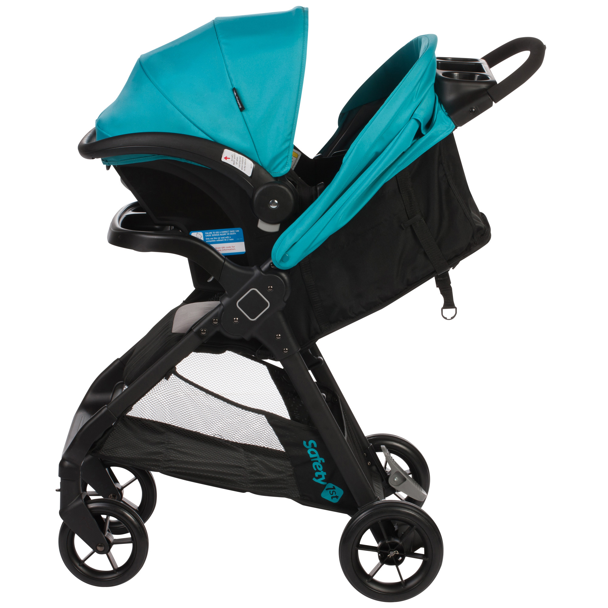 Safety 1st Smooth Ride Stroller Travel System with QuickClick Technology