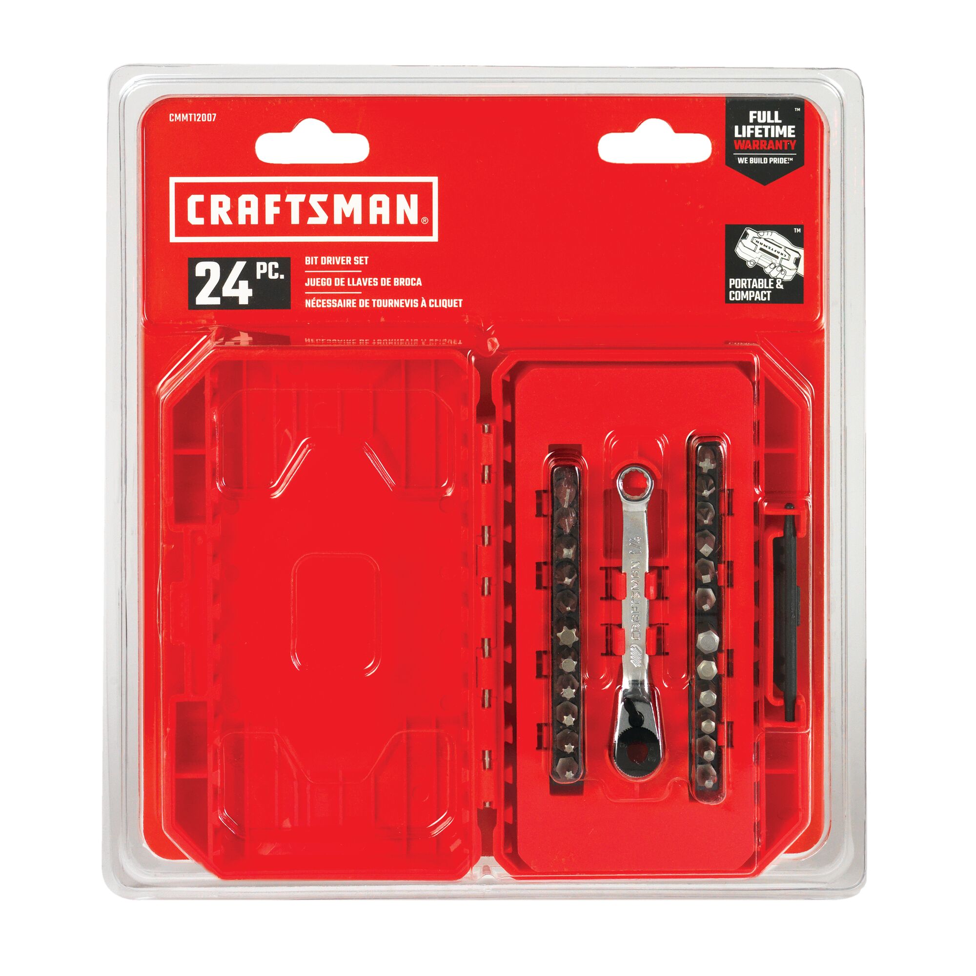View of CRAFTSMAN Ratchets packaging