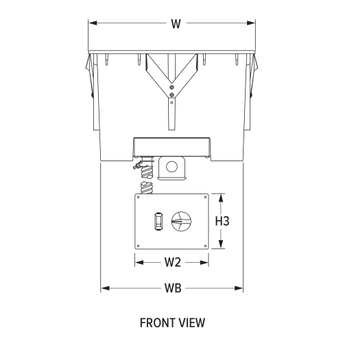 Engineering front view