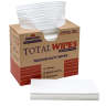 NSN7920014487053, AbilityOne®, Total Wipes II, Medium Duty, 4 ply, 10.00"x16.50", Scrim, General Purpose Wipers, White