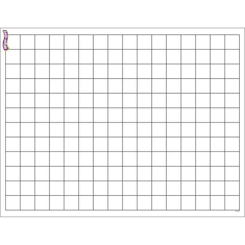 Graphing Grid (Small Squares) Wipe-Off® Chart, 17" x 22"