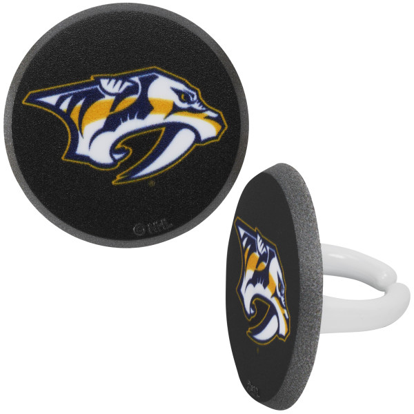 NHL® Team Puck Cupcake Rings