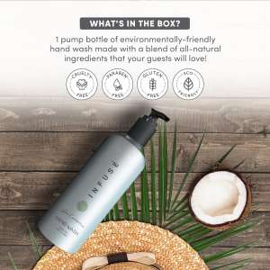 Diversified Hospitality, Acquavera Infuse White Tea and Coconut Hand Wash Liquid Soap,  400 mL Pump Bottle