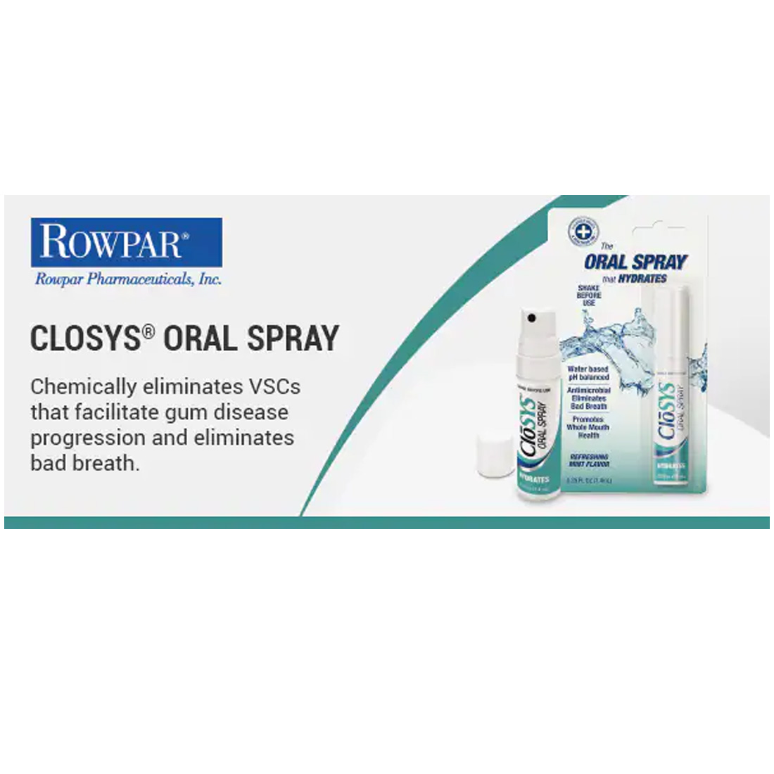 ClosYS™ Oral Spray 0.25oz - 24/Case