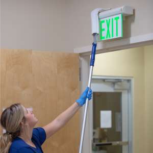 Contec, Premira II, Microfiber High Duster XF Cover, Microfiber, White, 14.75 in