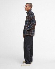 Pile sherpa con motivo tartan 