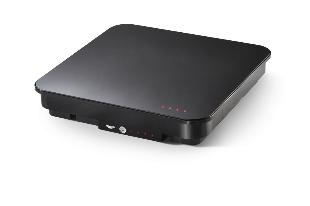 230-volt 16-inch Mirage® square countertop induction buffet warmer in black with Australian plug