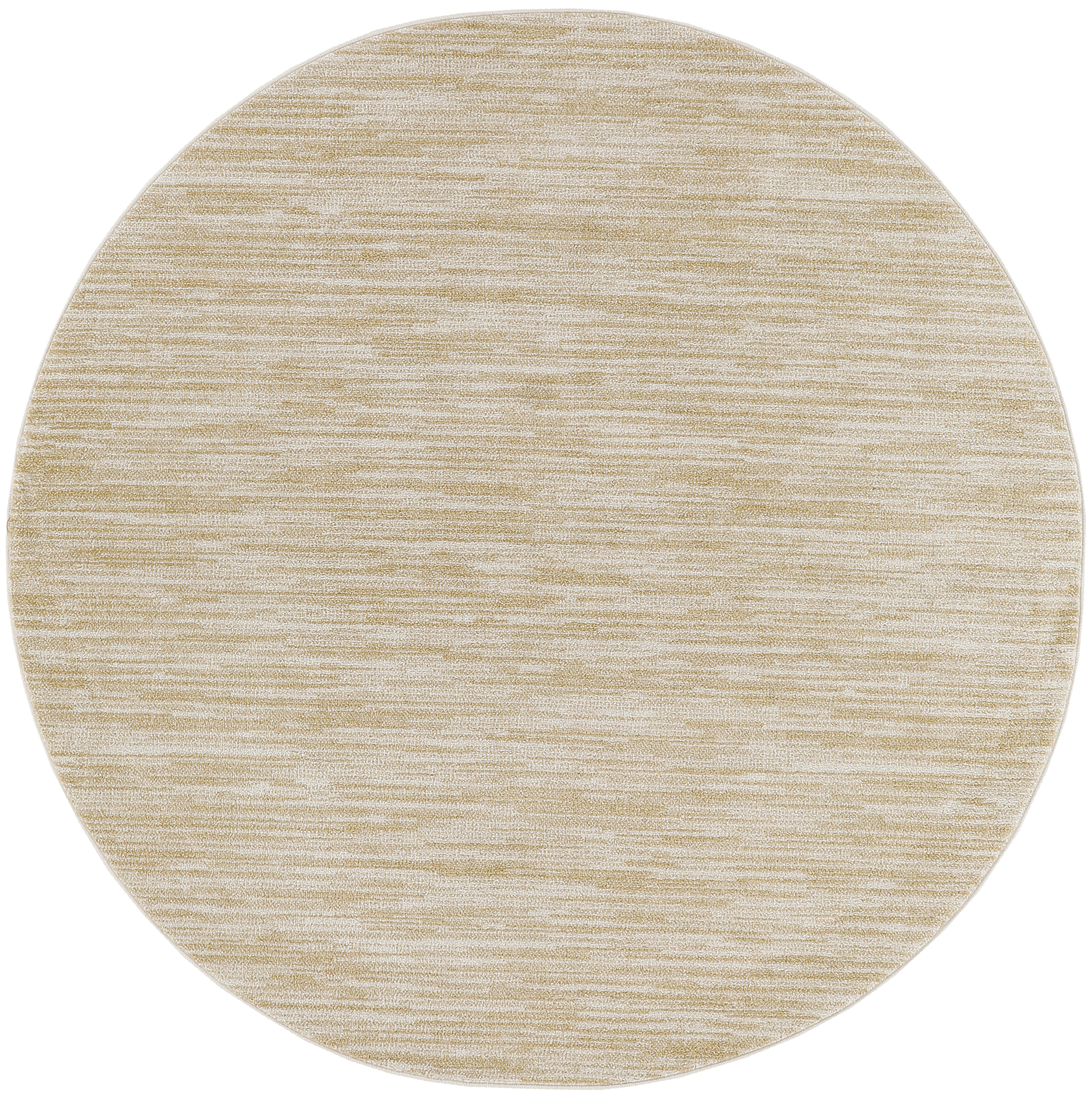 Nourison Nourison Essentials 8' x Round Ivory Gold Outdoor Rug