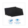 Boardwalk,  LLDPE Liner, 45 gal Capacity, 40 in Wide, 46 in High, 0.7 Mils Thick, Black