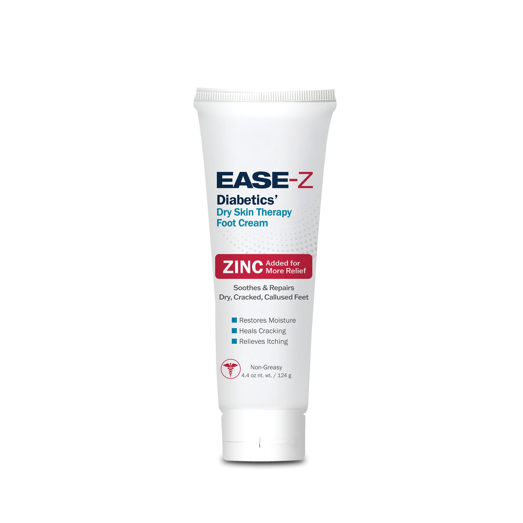 EASE-Z Diabetics' Dry Skin Therapy Foot Cream, Scented, 4.4-ounce Tube