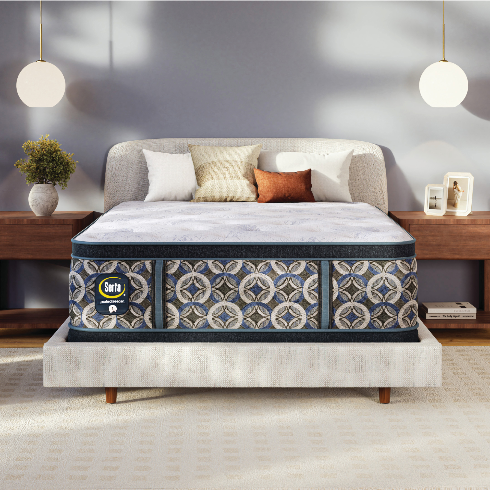 Serta Perfect Sleeper Cascade Range Plush Pillow Top 15" Plush Pillow Top Mattress