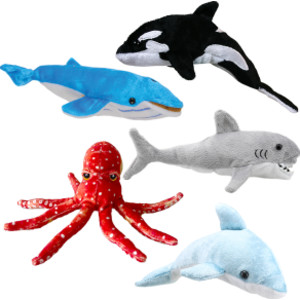 Finger Puppets: Sealife, Set of 6