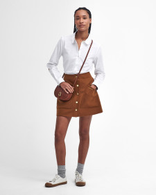 Lavender Tailored Long-Sleeved Shirt White-Hessian Tartan
