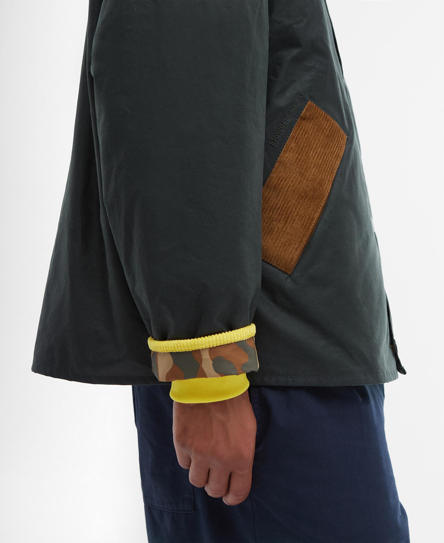 Barbour x Flower Mountain Oversized Transport Waxed Jacket image number 9