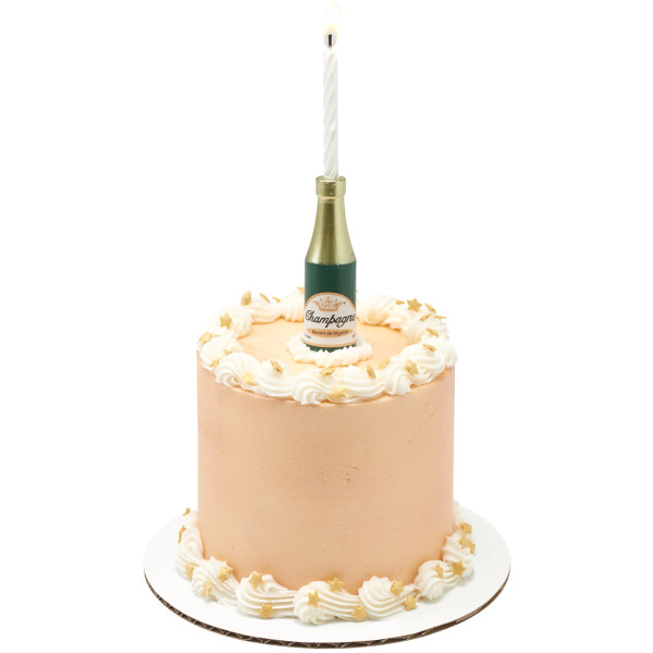 Champagne Bottle Candle Holder