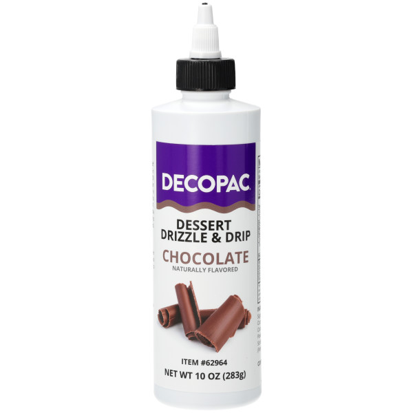 Chocolate Flavored Dessert Drizzle Cake Drip