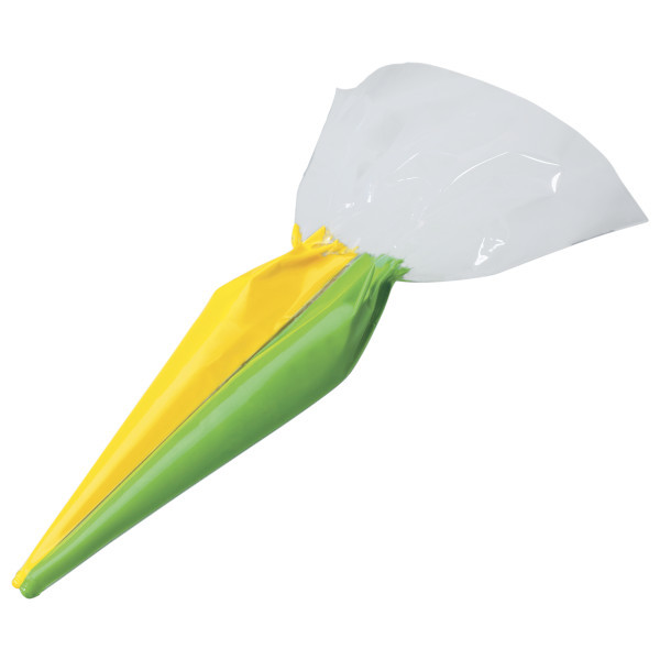 Two-Color 18" Disposable Pastry Bag