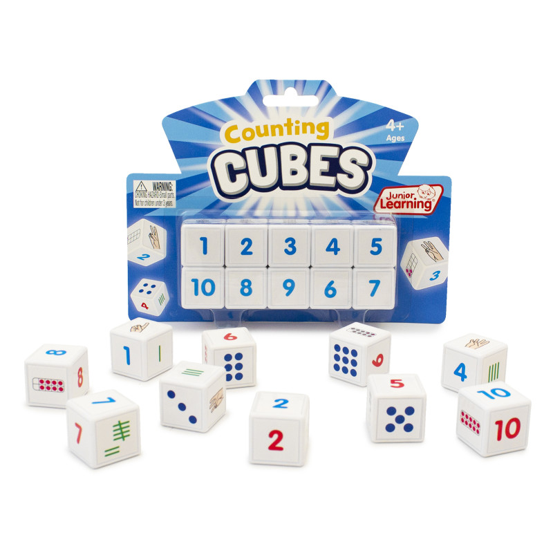 Junior Learning® Counting Cubes, Set of 10 - Knowledge Tree