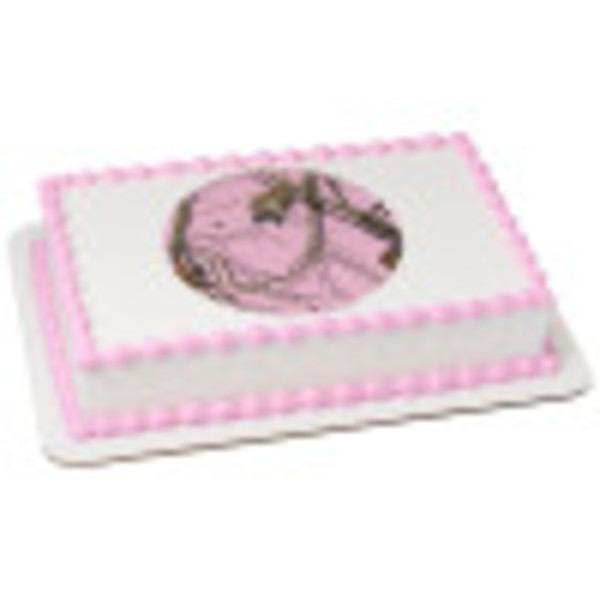 Mossy Oak® Break-Up Pink Silhouette PhotoCake® Edible Image®