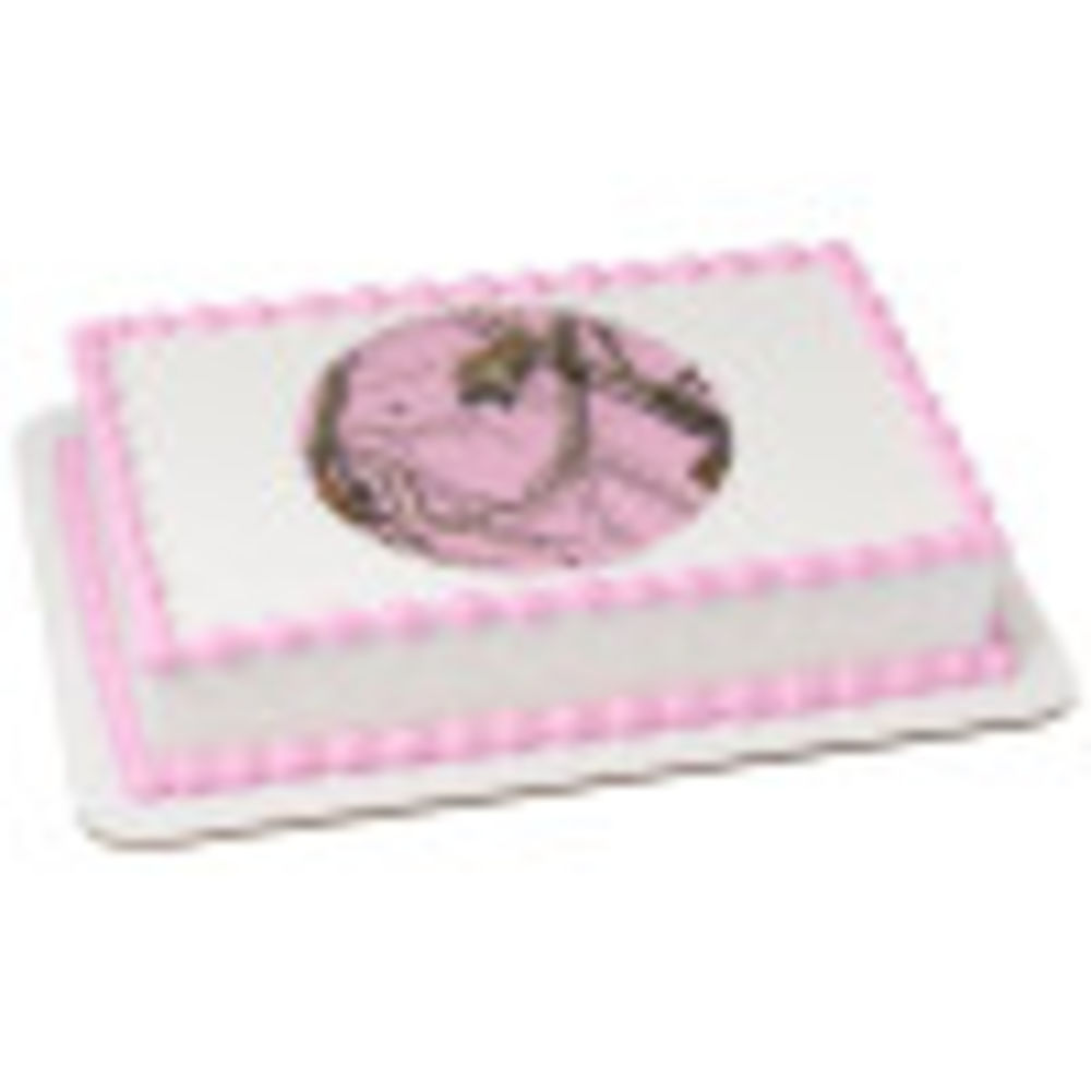 Image Cake Mossy Oak® Break-Up Pink Silhouette