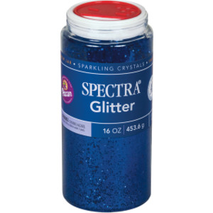 Glitter, Blue, 1 lb., 1 Jar