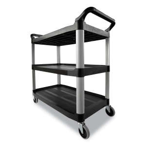 Rubbermaid Commercial, Service, Utility Cart, Black