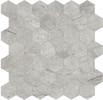 La Marca Paradiso Argento 2″ Hexagon Mosaic Honed