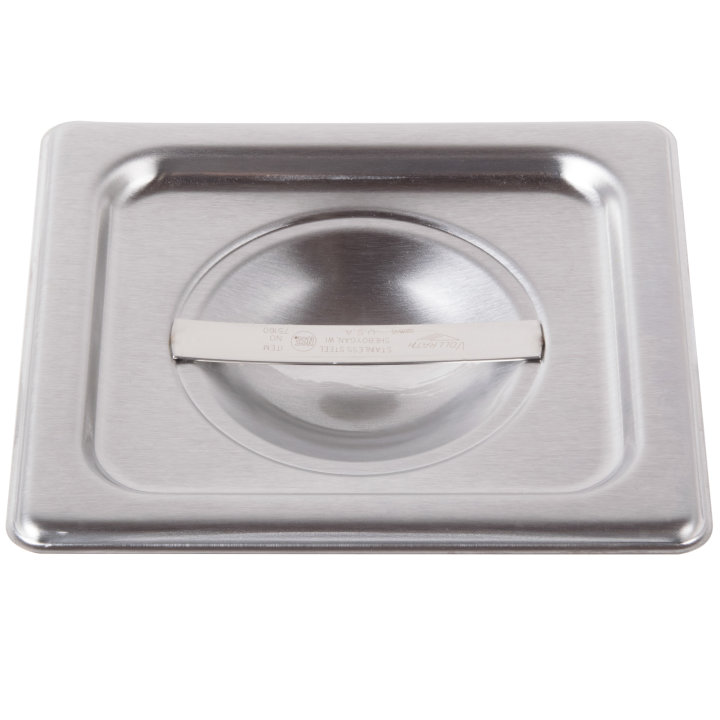 Sixth-size Super Pan V® solid stainless steel cover