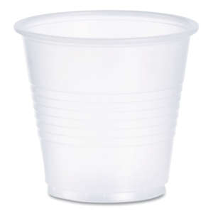 Dart, High-Impact Polystyrene Cold Cups, 3.5 oz, Translucent