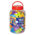 WonderFoam&reg; Mini Design Shapes, Assorted Colors & Sizes, 104 Pieces CK-9314