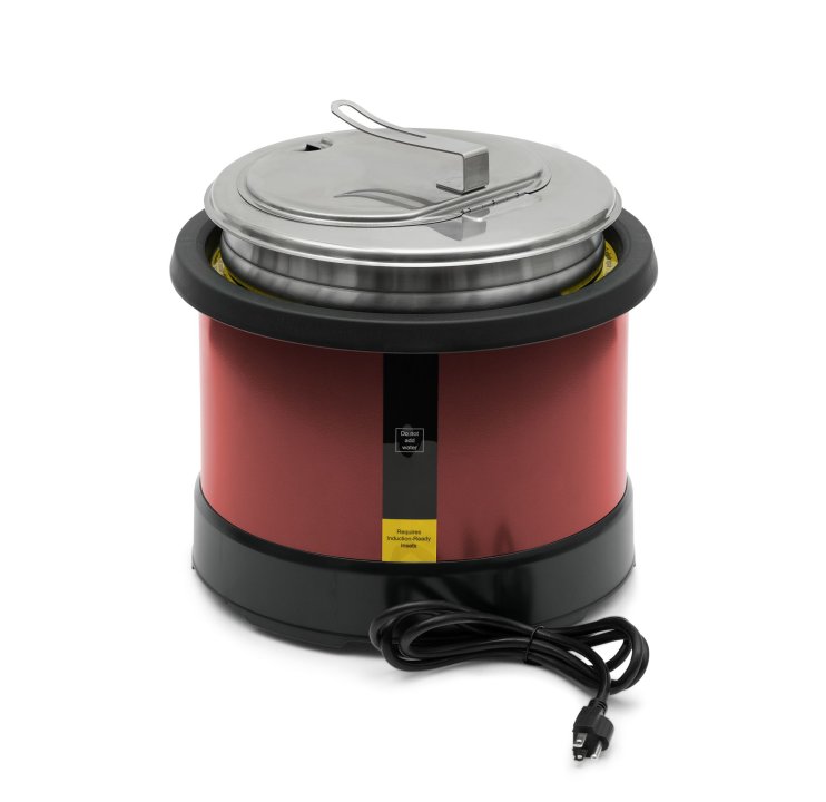 11-quart 120-volt Mirage® countertop induction rethermalizer in red