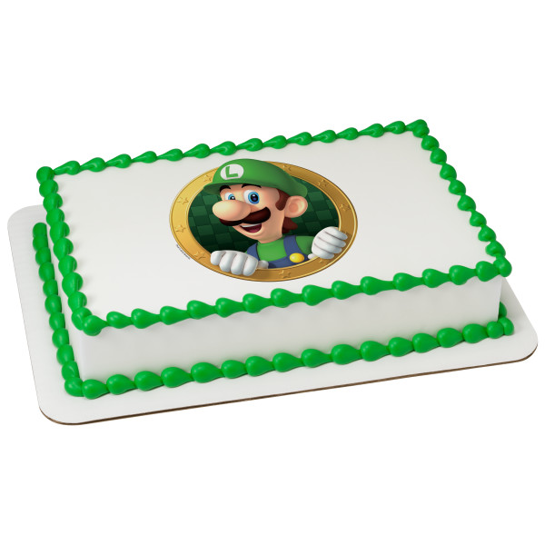 Super Mario™ Luigi Okie Dokie! PhotoCake® Edible Image®