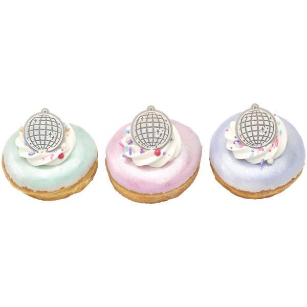 Disco Ball Cupcake Rings