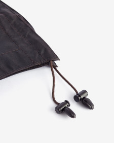 Waxed Cotton Plain Hood Rustic