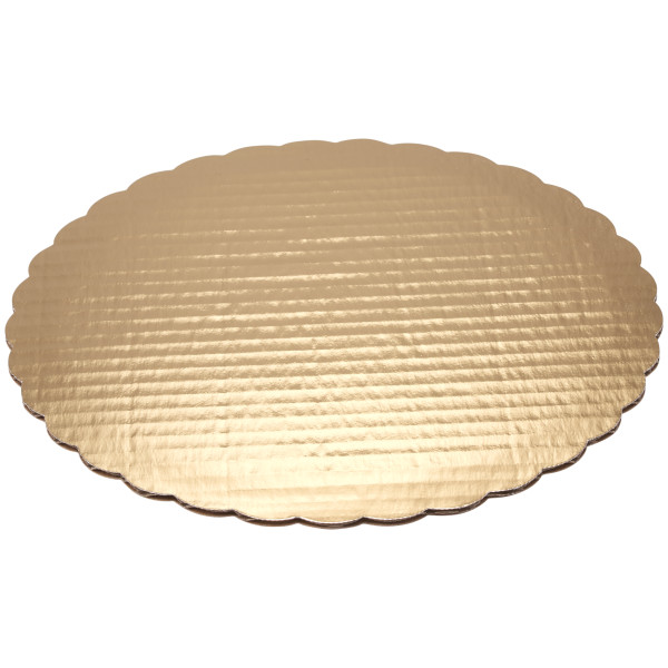 10" Round Gold Cake Board