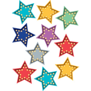 Marquee Stars Accents, Pack of 30