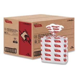 IFDW420, Cascades Pro, Tuff-Job, Medium Duty 1/4 Fold, 1 ply, 12.00"x13.00", Double Recreped (DRC), General Purpose Wipers, White