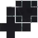 Waterjet Stone Mosaics Monochromo 11×11 Schema Mosaic Polished
