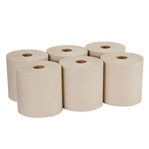 Georgia Pacific, Pacific Blue Basic, 1000ft Roll Towel, 1 ply, Natural