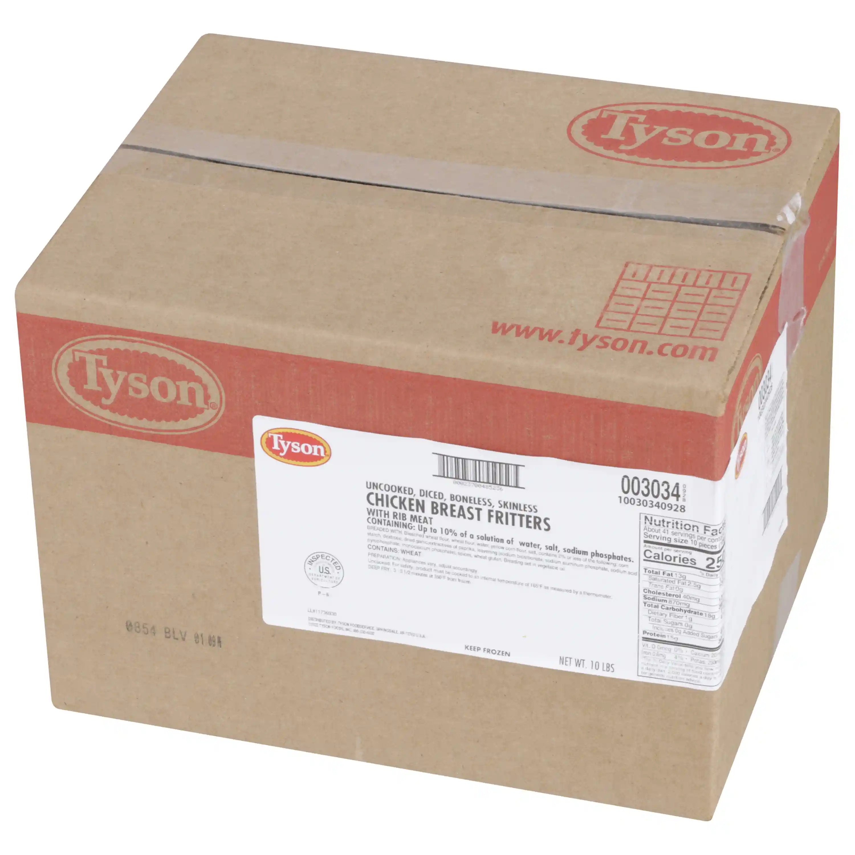 Tyson® Uncooked Chicken Breast Bite Fritters_image_6