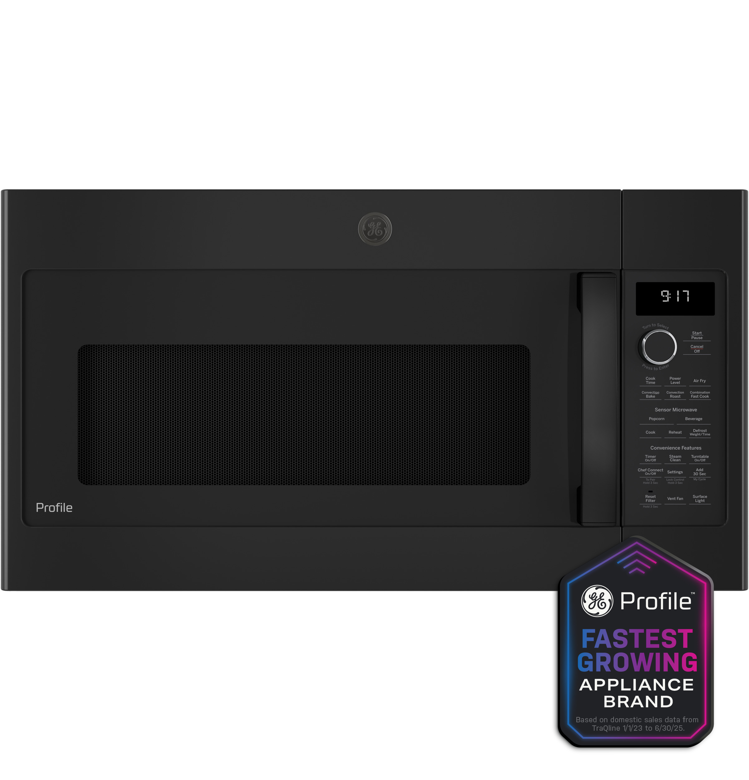 GE Profile™ 1.7 Cu. Ft. Convection Over-the-Range Microwave Oven