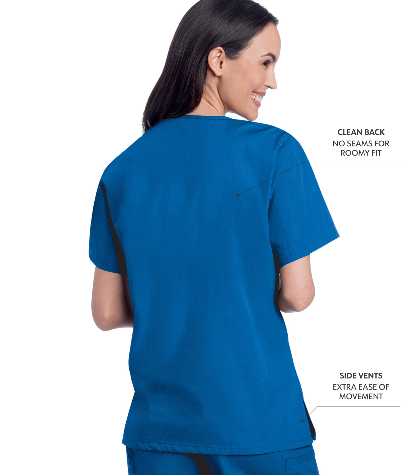 Landau Scrub Zone Women's 3Pocket VNeck Scrub Top (70221) Landau Scrubs