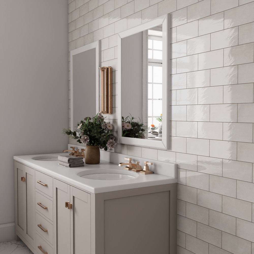 Sample – Camden Bone Ceramic Wall Tile