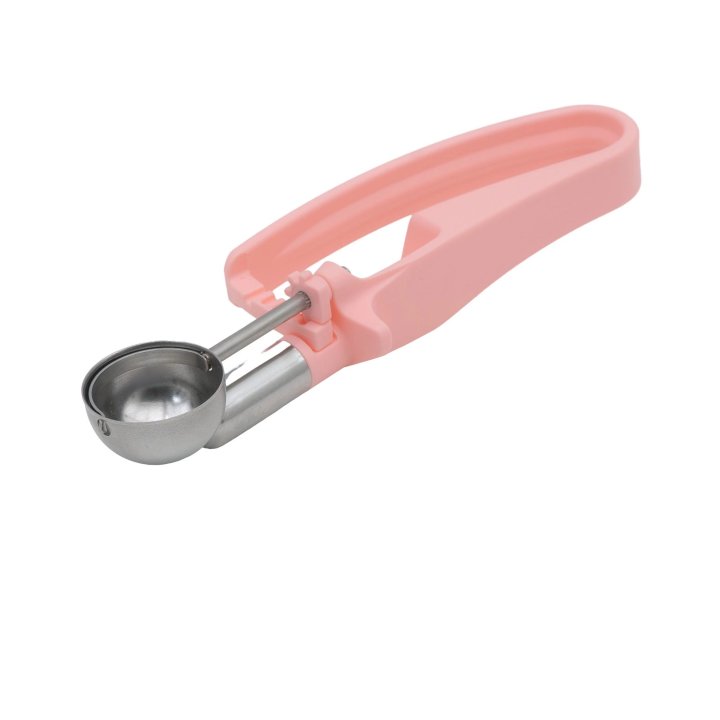 0.54-ounce disher with pink squeeze handle