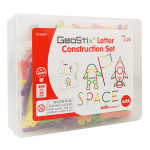 edxeducation&reg; GeoStix Letter Construction Set - 200 Connecting Sticks - 50 Activities CTU21368
