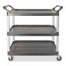 Rubbermaid Commercial, Xtra, Utility Cart, Gray